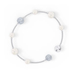 Swarovski Taşlı   Bileklik  (Altın Kaplama)